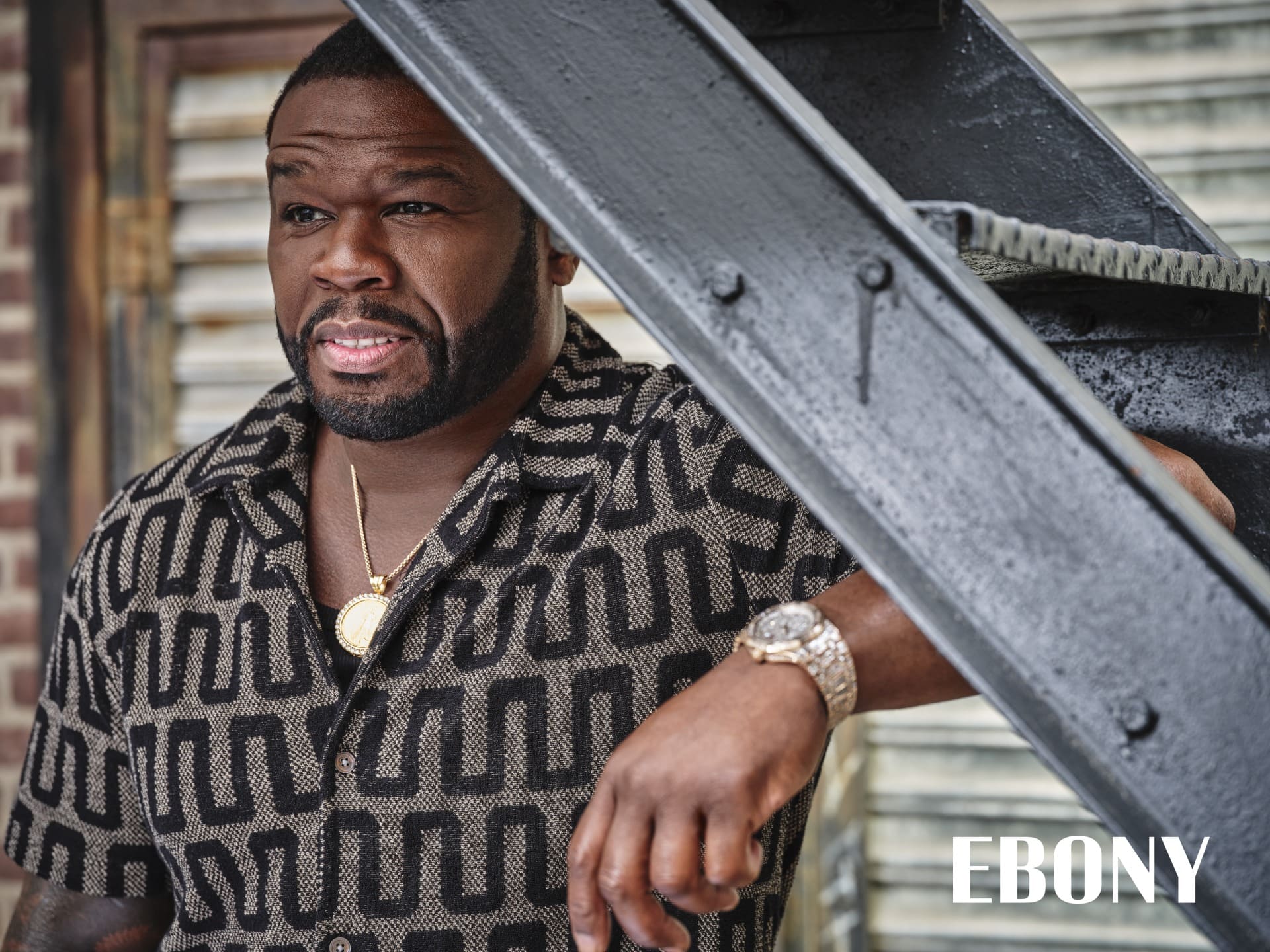 50 Cent at interview for Ebony